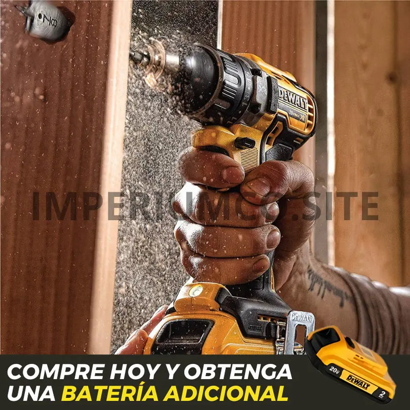 Kit Taladro Inalámbrico DeWALT + 2 Baterías Recargables y 26 Aceccsorios Gratís!  (SOLO HOY HASTA 23:59!!)