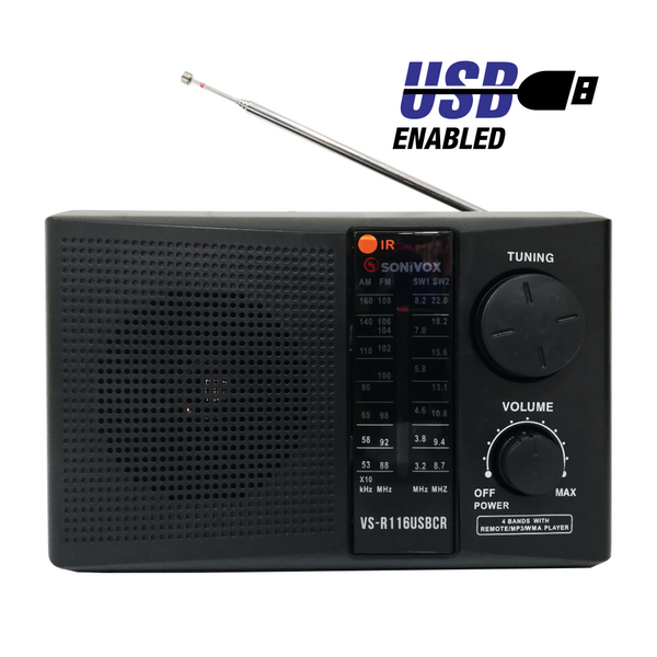 Radio Portatil Sonivox Vsr116 Usb Sd