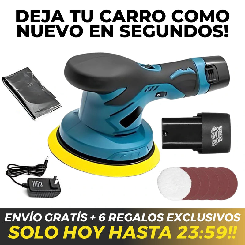 Pulidor De Carro Eléctrico Inalámbrico - PrimeCar [+6 REGALOS EXCLUSIVOS!!]