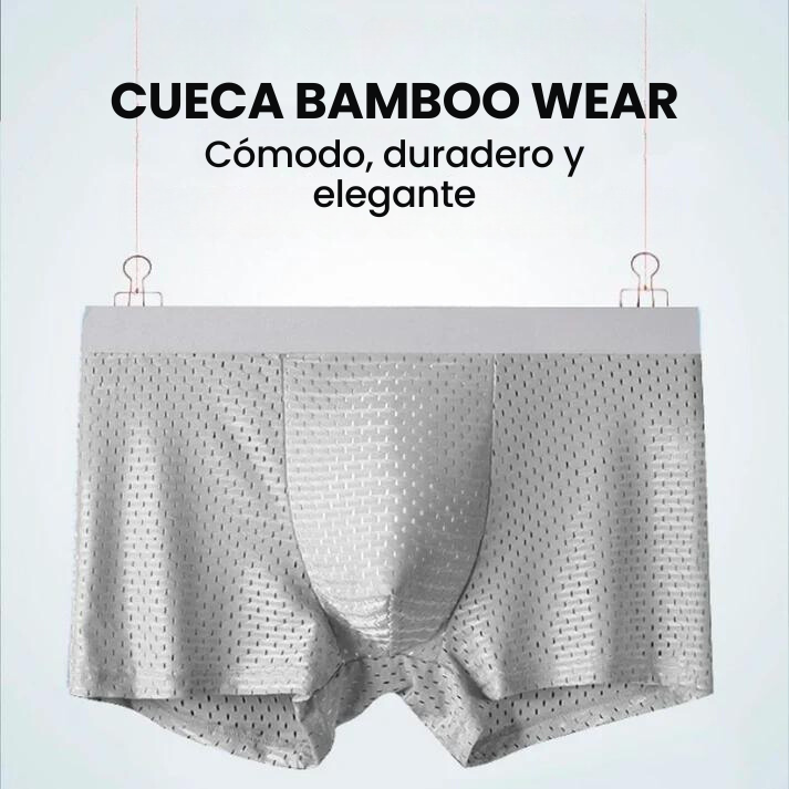 3x6 Calzoncillos Boxer de Bambú + Envío Gratis [72% Algodón Egipcio y 38% Fibra de Bambú]