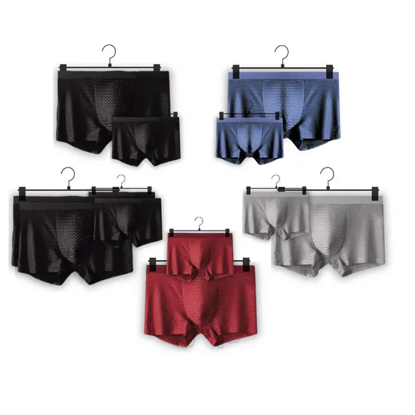 3x6 Calzoncillos Boxer de Bambú + Envío Gratis [72% Algodón Egipcio y 38% Fibra de Bambú]