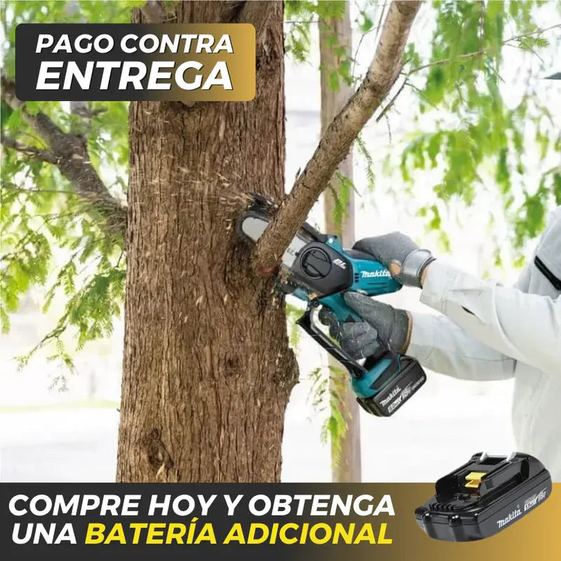 Motosierra Inalámbrica Makita™ + 2 Baterías 48v Recargable y Regalos Exclusivos (SOLO HOY HASTA 23:59PM!!)