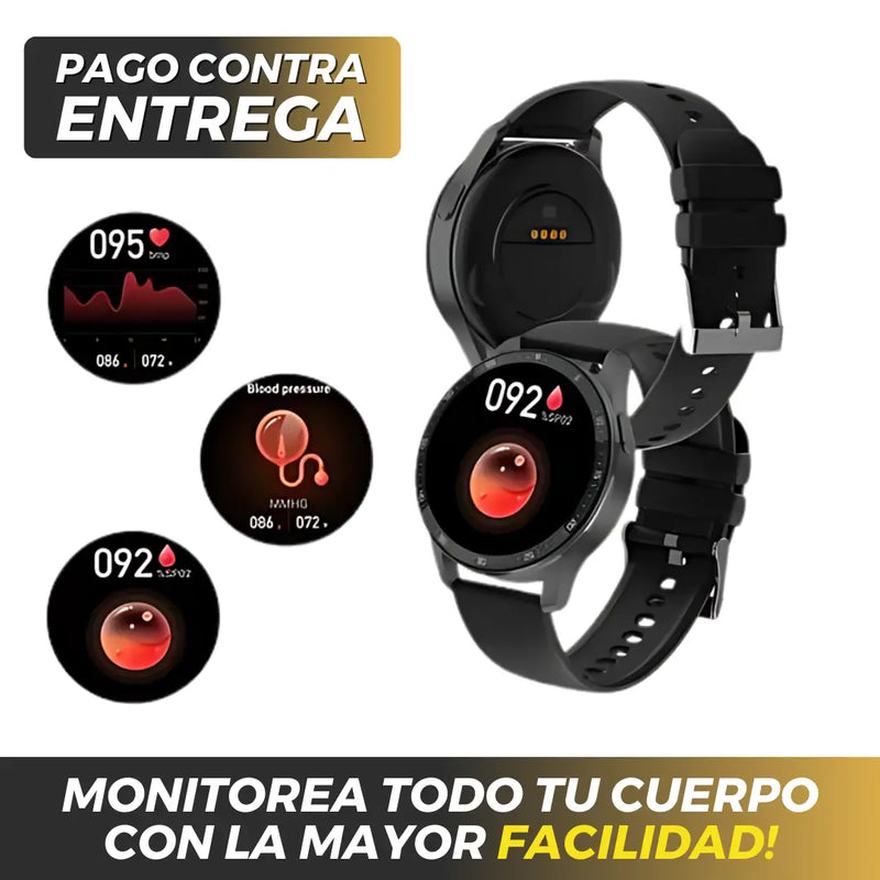 Reloj Smartwatch + Auriculares Inalámbricos Premium + Doble Pulso! (PAGO CONTRAENTREGA)