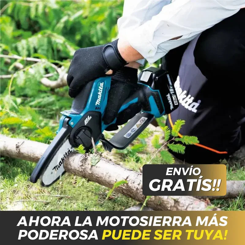 Motosierra Inalámbrica Makita™ + 2 Baterías 48v Recargable y Regalos Exclusivos (SOLO HOY HASTA 23:59PM!!)