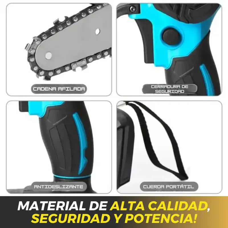 Motosierra Inalámbrica Makita™ + 2 Baterías 48v Recargable y Regalos Exclusivos (SOLO HOY HASTA 23:59PM!!)