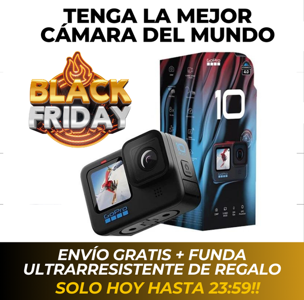 GoPro Hero 4K + Funda Ultrarresistente de Regalo y Envío Gratís! [SOLO HOY HASTA 23:59!!]