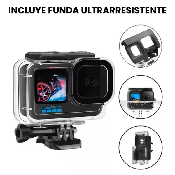 GoPro Hero 4K + Funda Ultrarresistente de Regalo y Envío Gratís! [SOLO HOY HASTA 23:59!!]