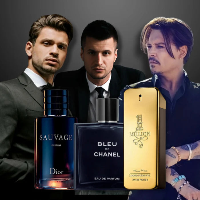 KIT 3 PERFUMES IMPORTADOS - SAUVAGE DIOR | BLEU DE CHANEL | 1 MILLION + REGALLO EXCLUSIVO